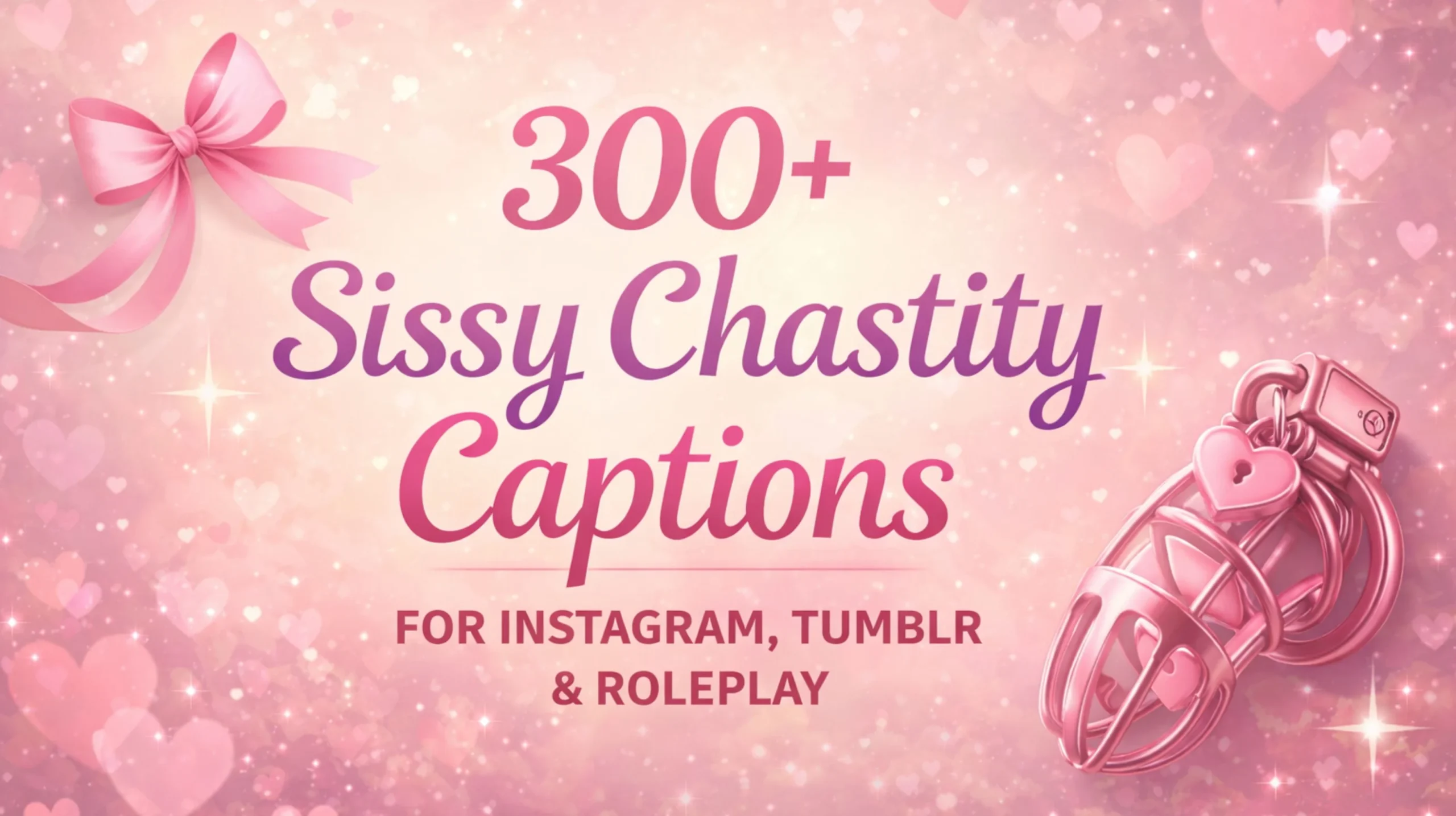 300-sissy-chastity-captions-for-instagram-tumblr-roleplay