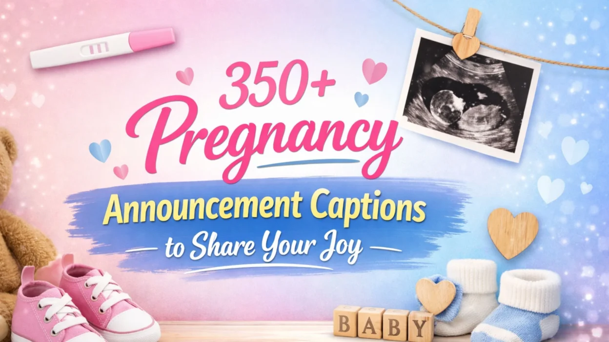 350+ Pregnancy Announcement Captions to Share Your Joy