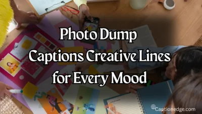 Photo Dump Captions Creative Lines for Every Mood