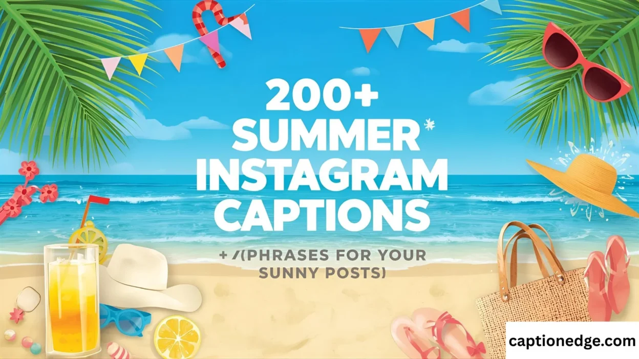 200+ Summer Instagram Captions Phrases for Your Sunny Posts
