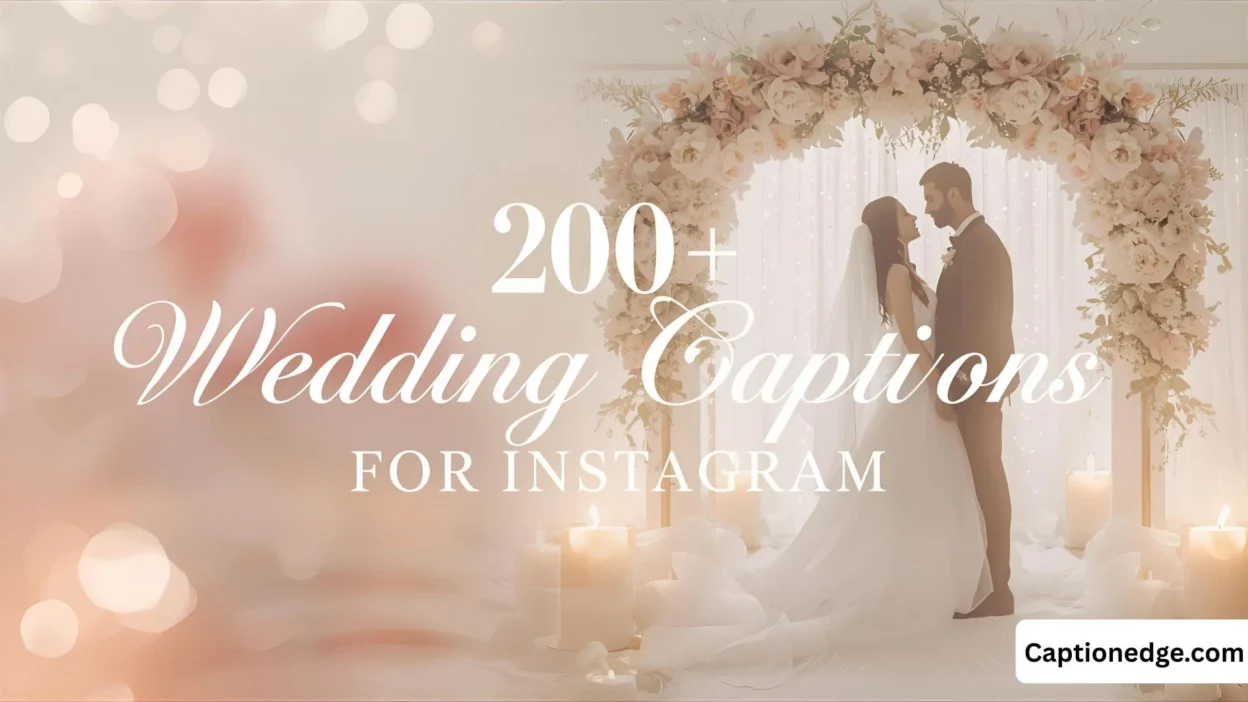 200+ Wedding Captions for Instagram