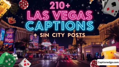 210+ Las Vegas Captions Instagram Guide for Sin City Posts
