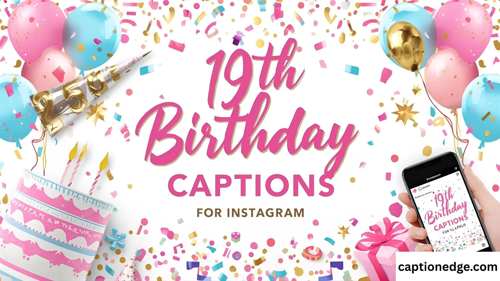 250+ 19th Birthday Captions for Instagram