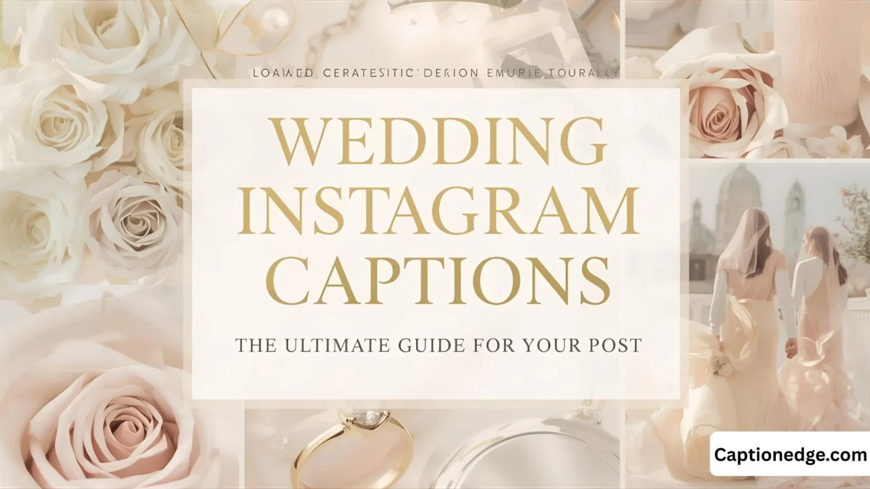 Wedding Instagram Captions The Ultimate Guide for Your Post