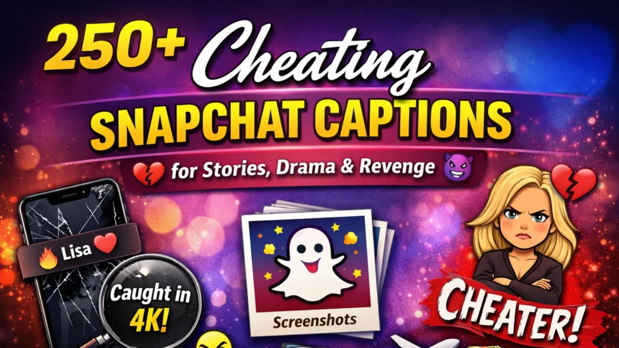 Cheating Snapchat Captions