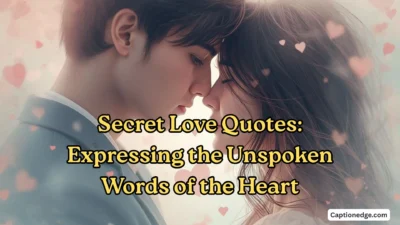 Secret Love Quotes Expressing the Unspoken Words of the Heart